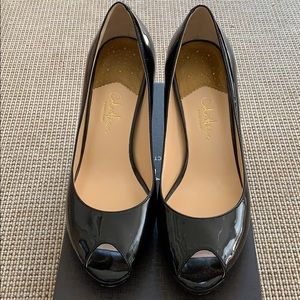 Cole Haan...Patent Peep Toe Pumps... Nearly new!